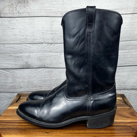 Goodyear Men's Wellington Oil Chemigum Proof Black Leather Boot Size 11 D - Picture 1 of 12